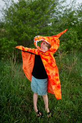 Orange Grandasaurus Pterodactyl Cape Costumes Great Pretenders USA 