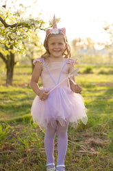 Pink Shimmer Unicorn Dress & Headband Costumes Great Pretenders USA 