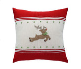 Reindeer 14" Pillow Throw Pillows Melange Collection 