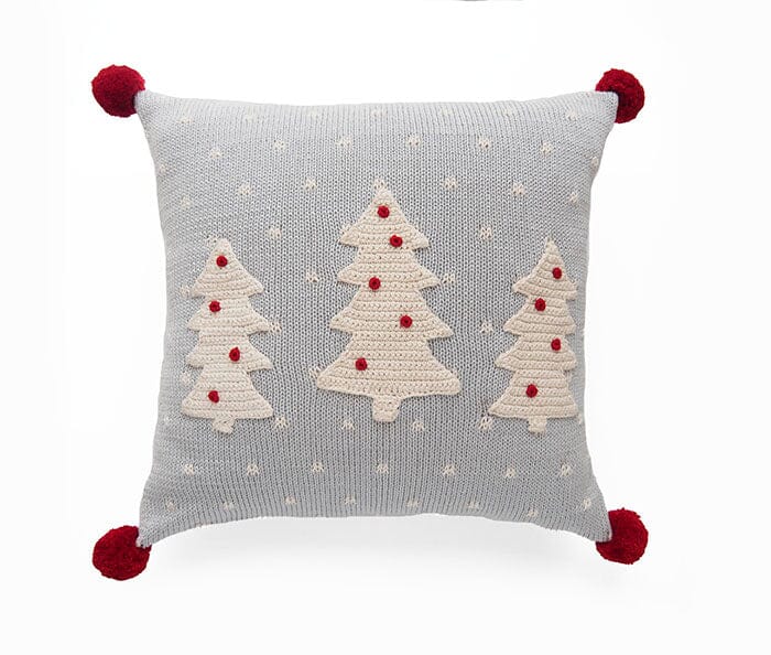 White Tree 12" Pillow | Grey Throw Pillows Melange Collection 