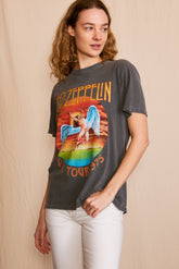 Led Zeppelin 'U.S Tour 1975' Sunkissed Gray Tee Graphic T's People of Leisure 