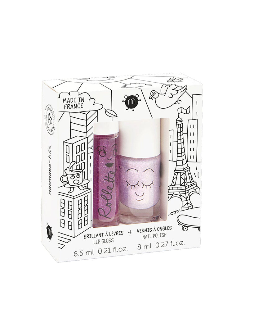 Nailpolish and Lip Gloss Set for Kids LOVELY CITY VICILink 