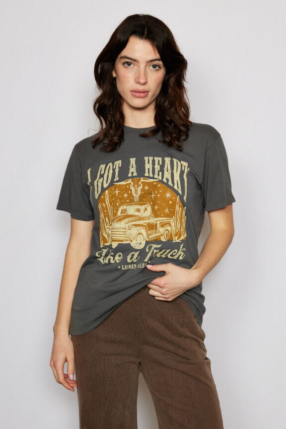 Lainey Wilson Heart Like a Truck Unisex Tee Graphic T's People of Leisure 