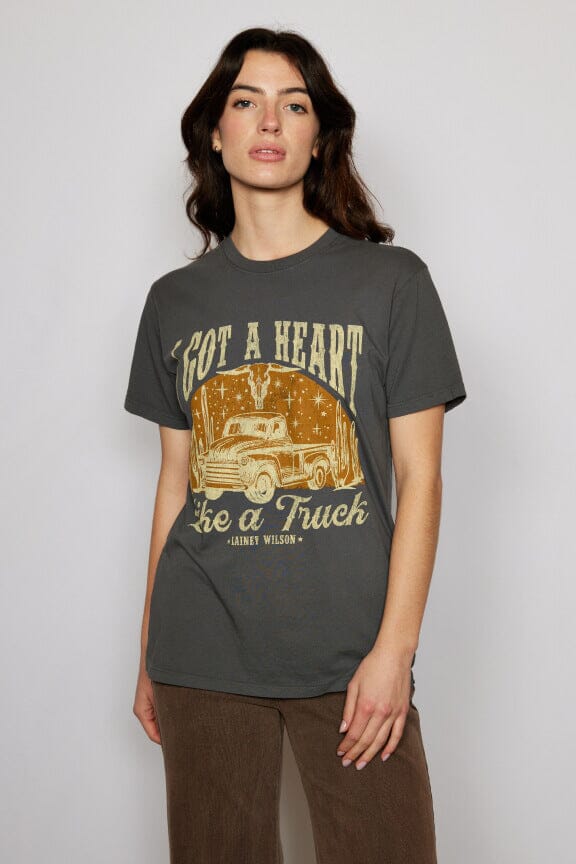 Lainey Wilson Heart Like a Truck Unisex Tee Graphic T's People of Leisure 