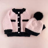 Coco Hat | Baby Pink/Black Hats The Blueberry Hill 