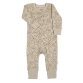 Organic 2-Way Zip Romper | Vintage Bloom Onesies Makemake Organics 