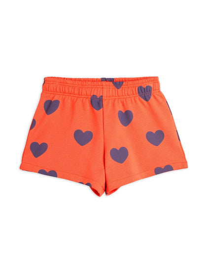 Hearts Sweatshorts Shorts Mini Rodini 92/98 (1-3Y) Red 