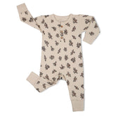 Organic Button Romper | Posy Onesies Makemake Organics 