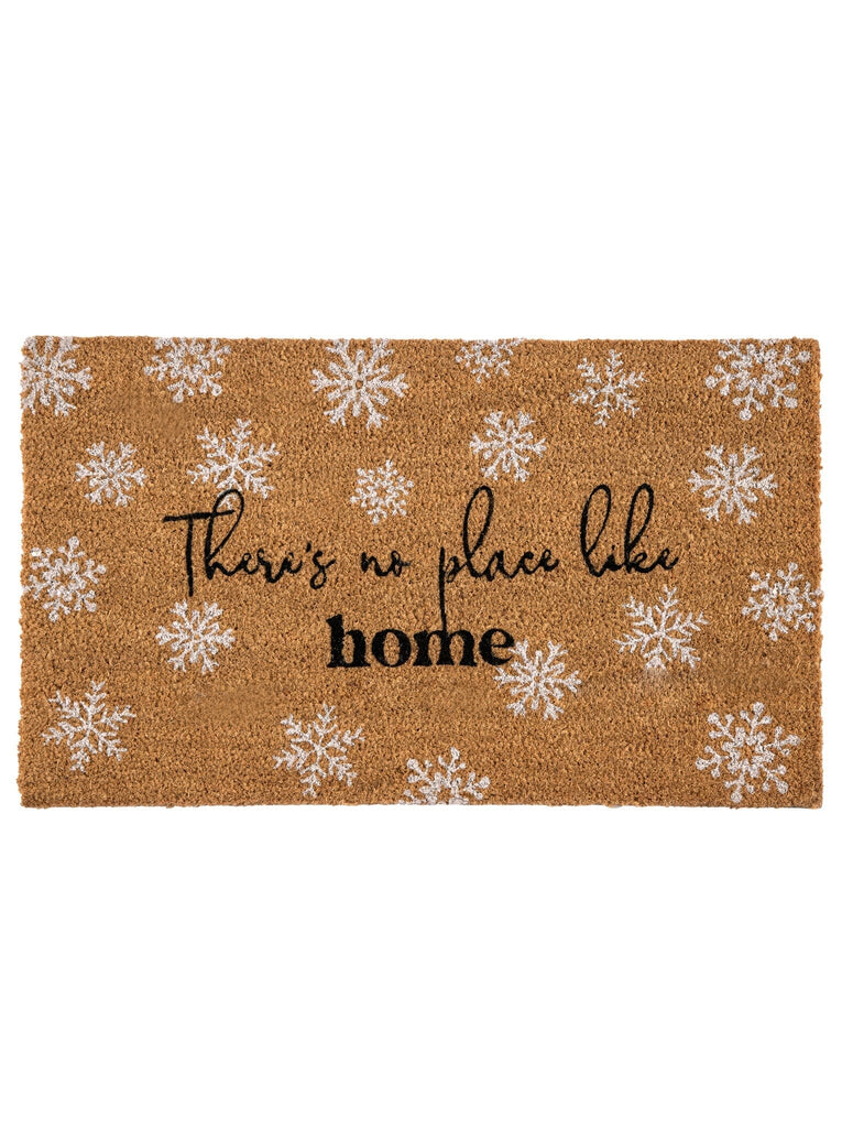 Shiraleah "There's No Place Like Home" Holiday Doormat, Natural by Shiraleah Shiraleah 