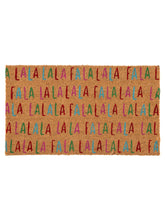 Shiraleah "Fa La La" Doormat | Multi Door Mats Shiraleah 