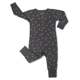 Organic Button Romper - Tribe Button Romper Makemake Organics 