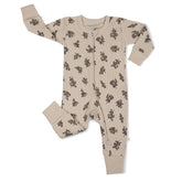 Organic 2-Way Zip Romper | Posy Onesies Makemake Organics 