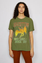 Led Zeppelin USA 1977 Tee People of Leisure 