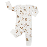 Organic 2-Way Zip Romper | Fungi Onesies Makemake Organics 