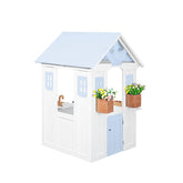 Ajure Playhouse Custom Color Playhouses 2MamaBees Ocean Blue 