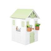 Ajure Playhouse Custom Color Playhouses 2MamaBees Garden Green 