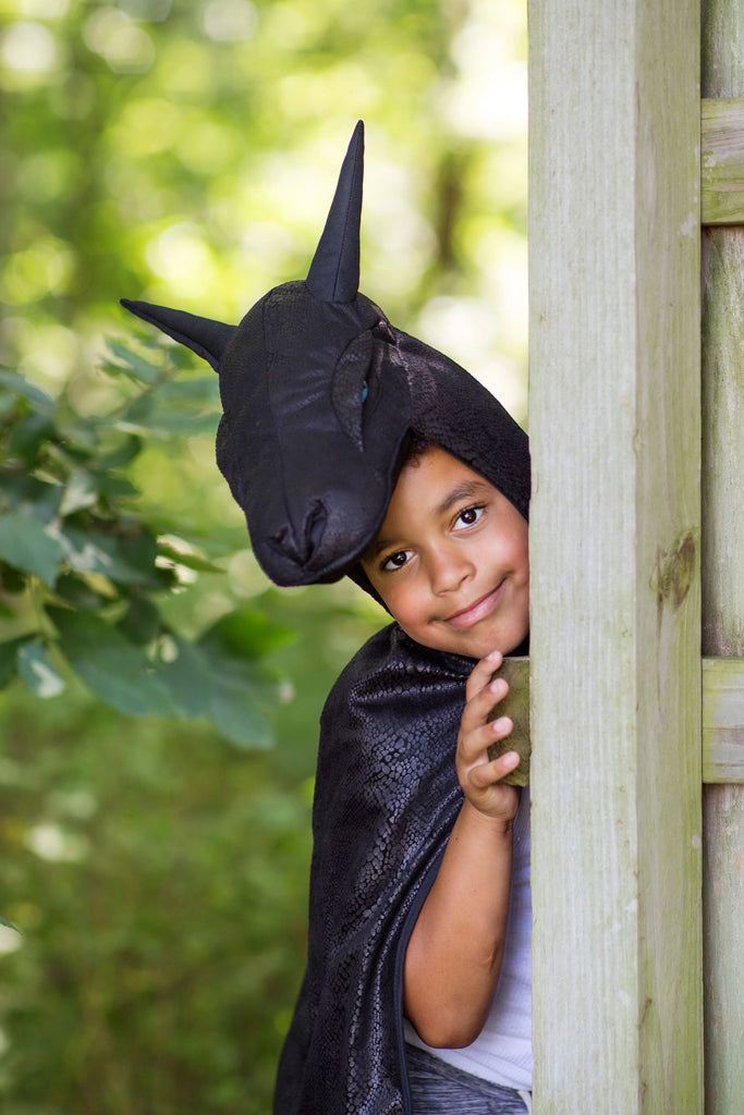 Midnight Dragon Cape Costumes Great Pretenders USA Size 7-8 