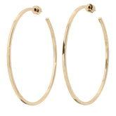 3" Ava Hoops Earrings eklexic Gold 