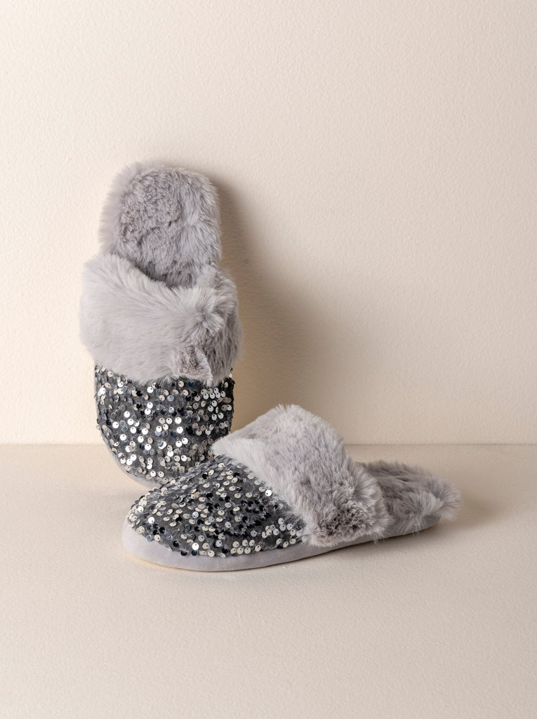 Shiraleah Fiesta Slippers, Silver by Shiraleah Shiraleah 