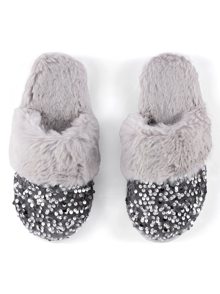 Shiraleah Fiesta Slippers, Silver by Shiraleah Shiraleah 