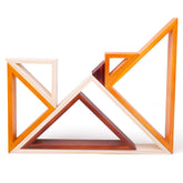 Natural Wooden Stacking Triangles Bigjigs Toys US 