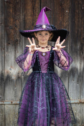 Amethyst the Spider Witch Dress with Hat Costumes Great Pretenders USA Size 5-6 