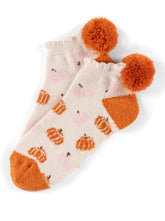 Shiraleah Pumpkin Home Socks, Ivory by Shiraleah Shiraleah 