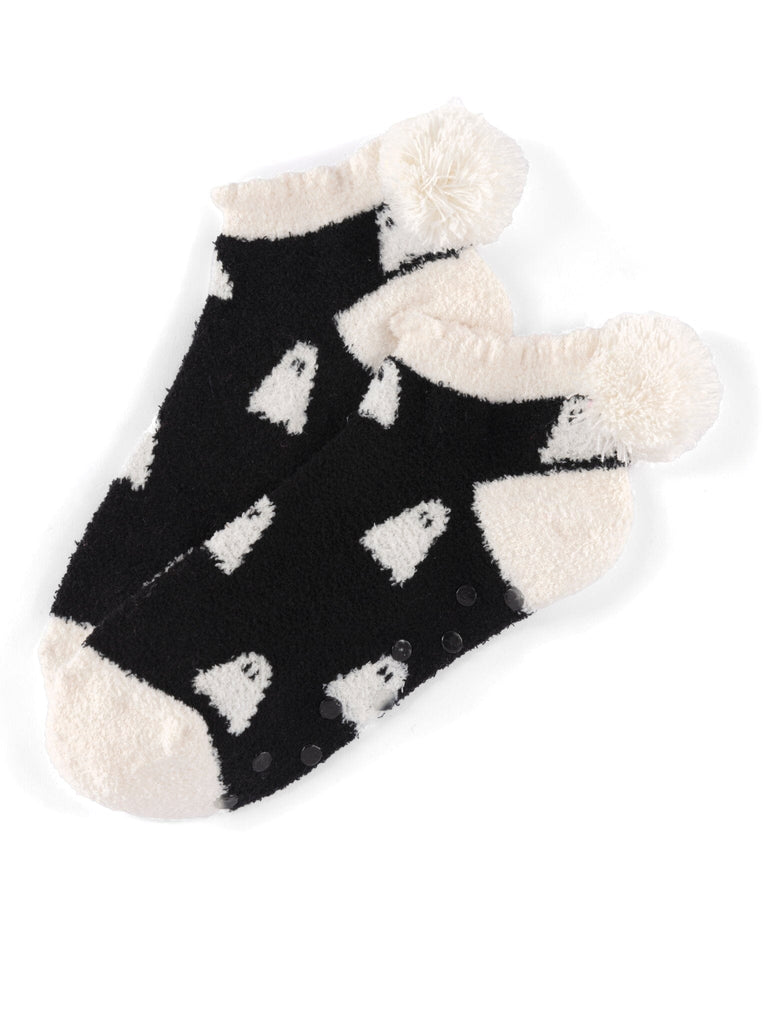 Shiraleah Ghost Home Socks, Black by Shiraleah Shiraleah 