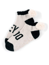 Shiraleah "Hey Boo" Home Socks, Taupe by Shiraleah Shiraleah 