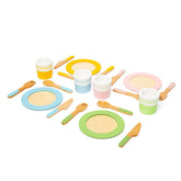 Dinner Service Set Play Foods Bigjigs Toys US 