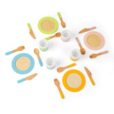 Dinner Service Set Play Foods Bigjigs Toys US 