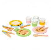 Dinner Service Set Play Foods Bigjigs Toys US 