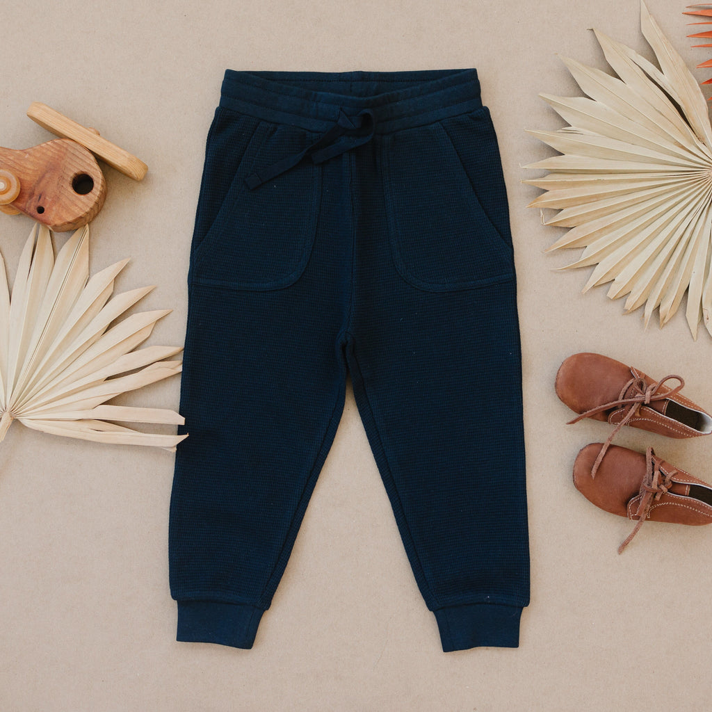 Jogger Pants | Dark Sapphire Bottoms Henry Drew Collection 