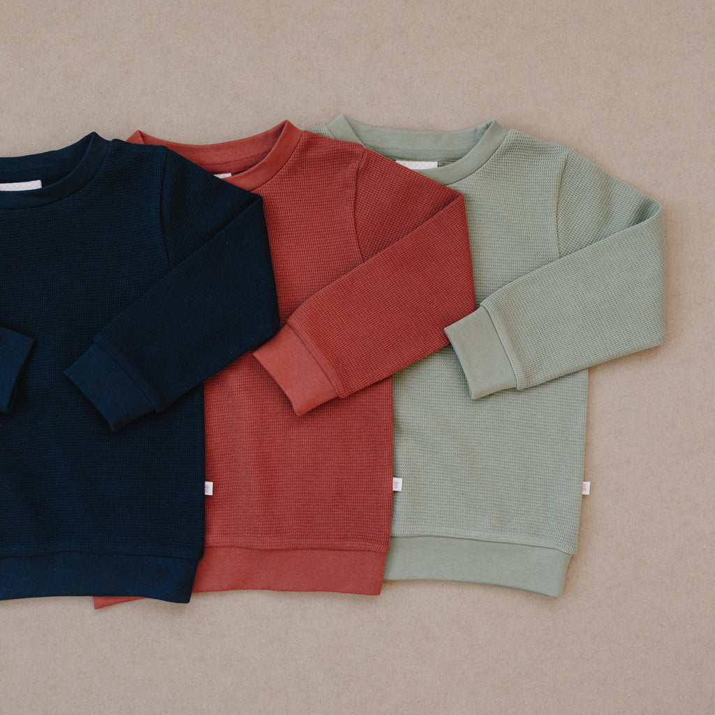 Crew Neck | Dark Sapphire Tops & Tees Henry Drew Collection 