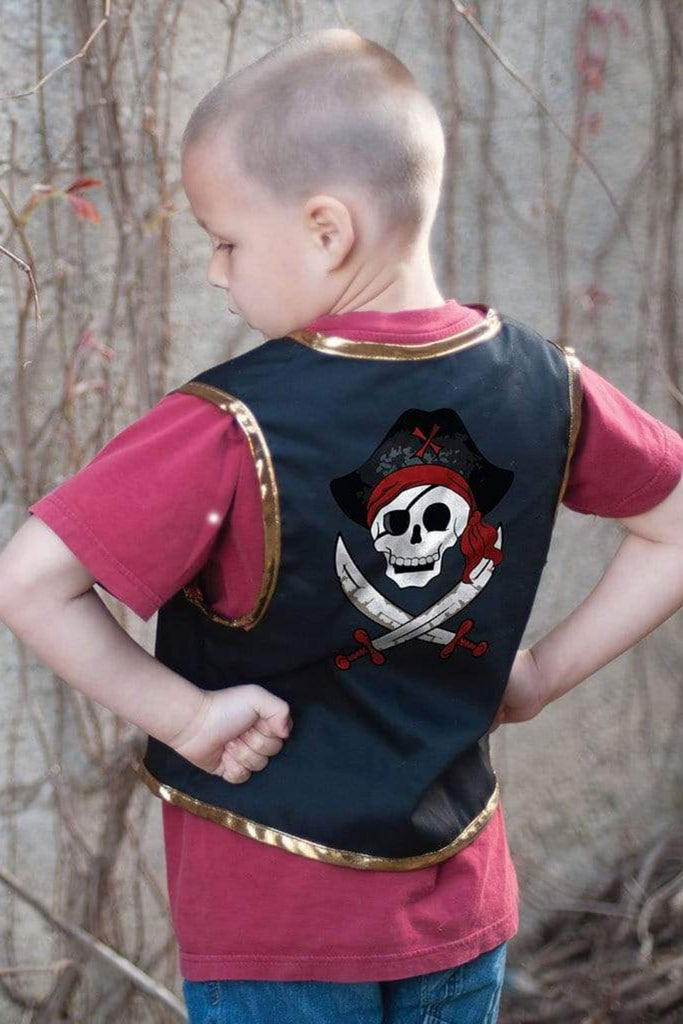 Pirate Vest with Eye Patch Costumes Great Pretenders USA 