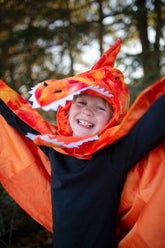 Orange Grandasaurus Pterodactyl Cape Costumes Great Pretenders USA 