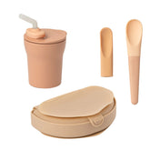 Sip & Go | Almond Butter Kids Dinnerware Miniware 