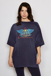 Aerosmith Oversized Tee Band Tees People of Leisure One Size 