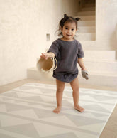 One Piece Reversible Playmats | Tribeca - Fog Toddlekind 