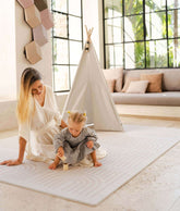 Premium Foam Playmats | Linear - Linen Toddlekind 