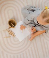 Premium Foam Playmats | Linear - Linen Toddlekind 