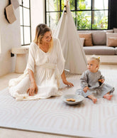 Premium Foam Playmats | Linear - Linen Toddlekind 