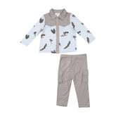 CowBoy Buttondown And Pant - Bald Eagles 465 Angel Dear 