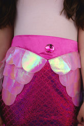 Mermaid Glimmer Skirt Set with Headband Costumes Great Pretenders USA 