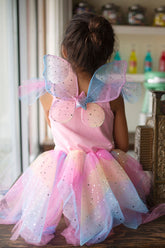 Rainbow Fairy Dress & Wings Costumes Great Pretenders USA 