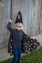 Reversible Wizard Cape and Hat Costumes Great Pretenders USA 