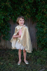 Gracious Gold Sequins Cape Costumes Great Pretenders USA 