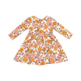 Twirly L/S Dress - Ambers Floral 544 Angel Dear 