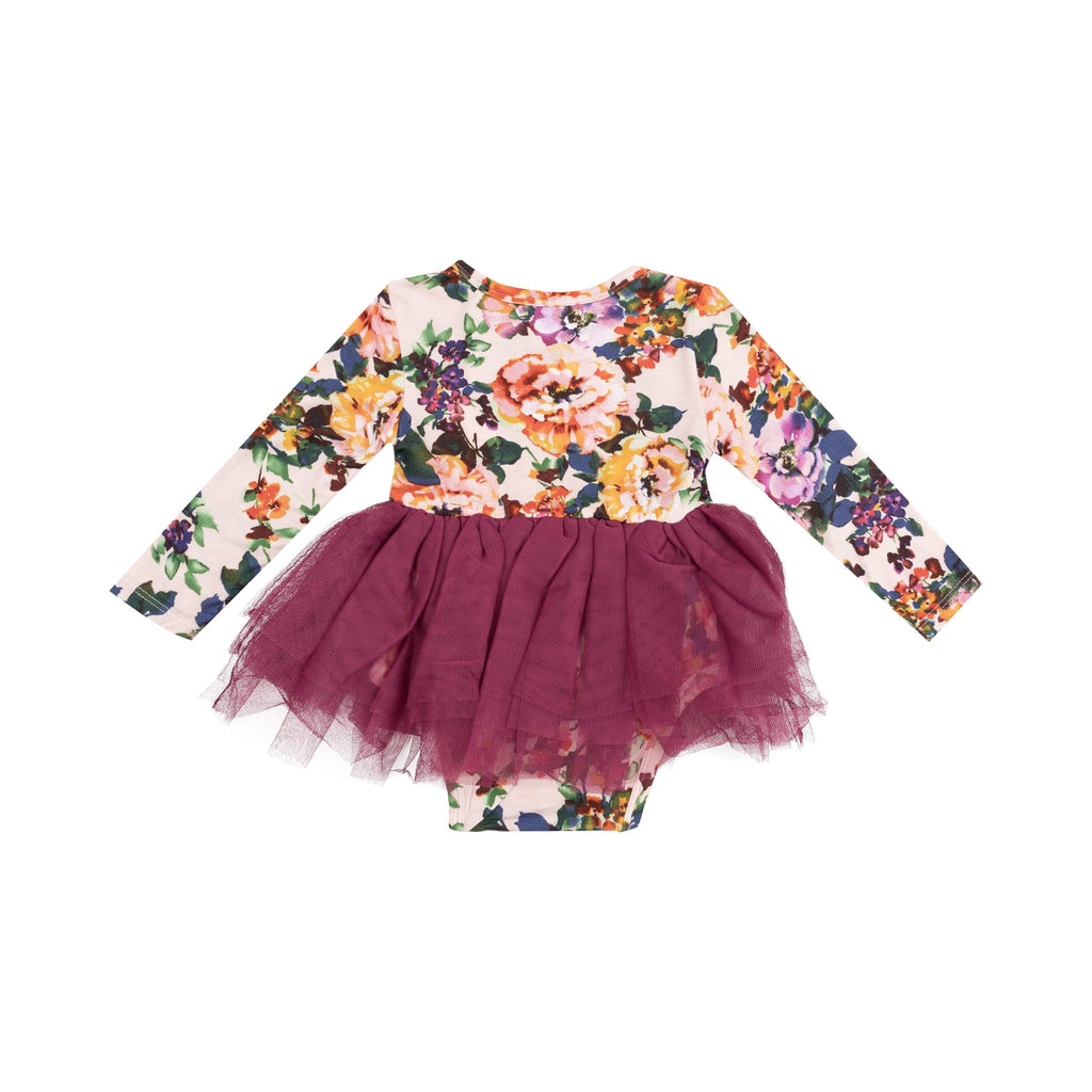 L/S Tutu Bodysuit - Autumn Rose 593 Angel Dear 