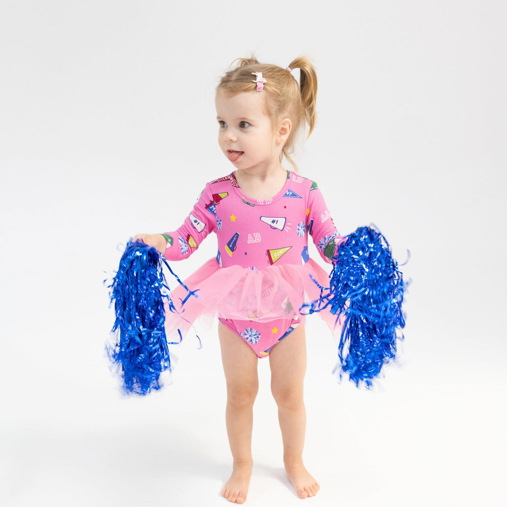 L/S Tutu Bodysuit - Varsity Cheer 593 Angel Dear 